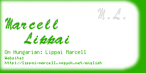 marcell lippai business card